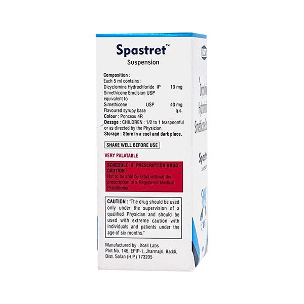 SPASTRET Suspension 60ml - Muscle Cramps/Spasticity-Ant