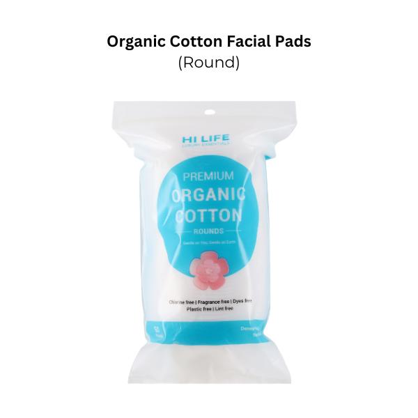 Hi Life Organic Cotton Round 50's - Cotton Buds & Balls