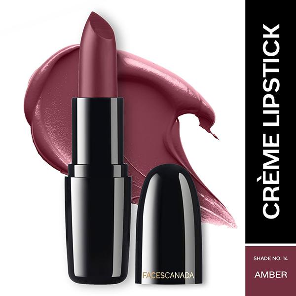 Netmeds | Facescanada Weightless Creme Finish Lipstick Amber 14 4 gm