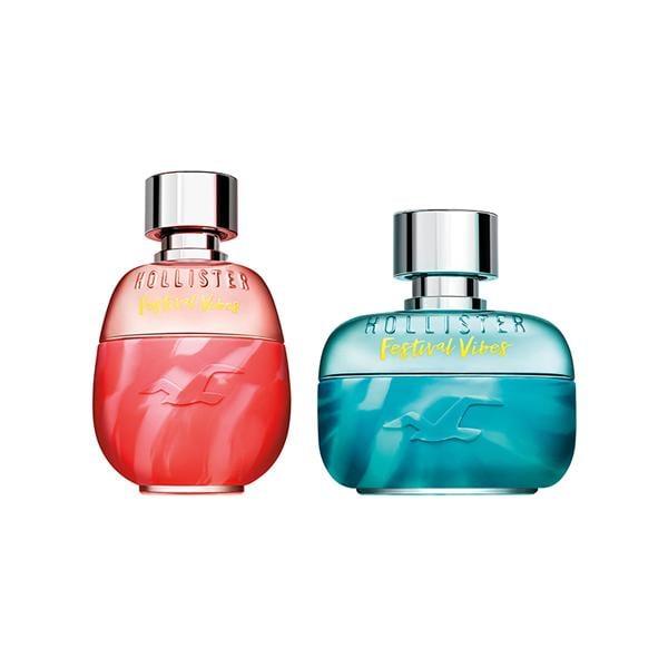 Netmeds | Hollister Festival Vibes For Her Eau De Parfum 100ml + Him 100ml Eau De Toilette 2's