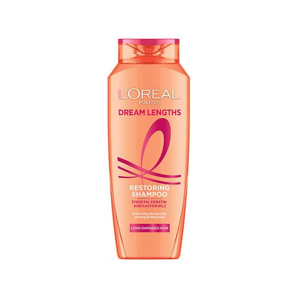 L'Oreal Paris Dream Lengths Restoring With Vegetal keratin and Castor Oil Shampoo 340 ml - Shampoos