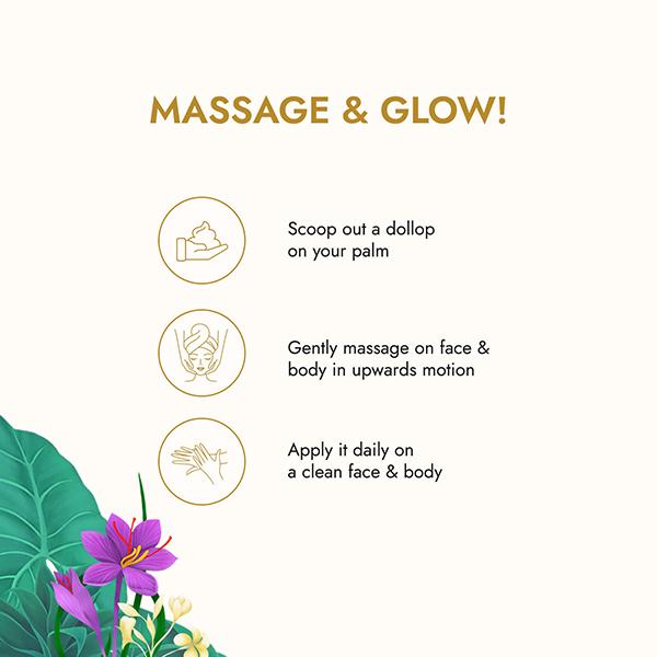 Kapiva Skin Ritualsghee Kumkumadi Body Lotion 200 ml - Skin-Treatment