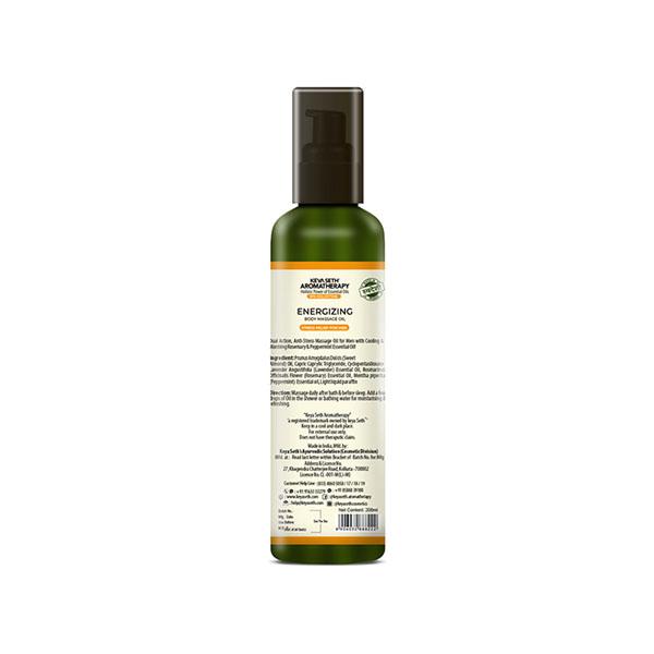 Keya Seth Aromatherapy Energizing and Lavender-Rose Body Massage Oil for Men and Women 200 ml - Massage Oils