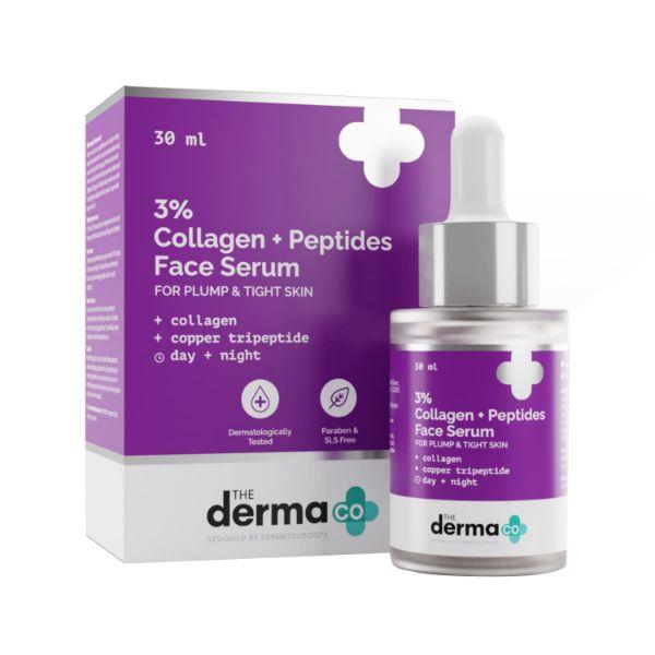 The Derma Co. 3 Percent Collagen Plus Peptides Face Serum 30 ml