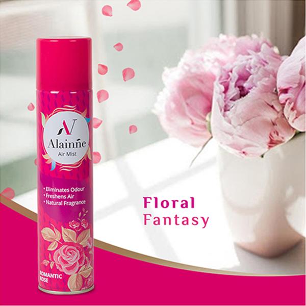 Alainne Air Mist Romantic Rose Air Freshener 278 ml - Hand Sanitizer