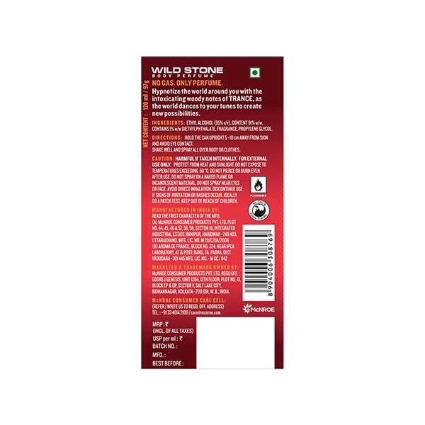 Wild Stone Intense Trance Body Perfume 120 ml - Men Deodorants/Roll-Ons