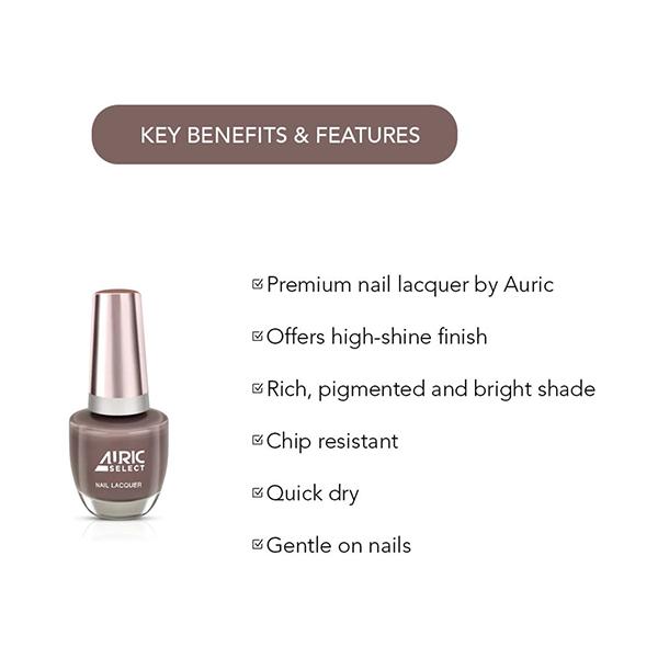 Auric Select Nail Lacquer Dark Bourbon 15 ml - Nail Polish