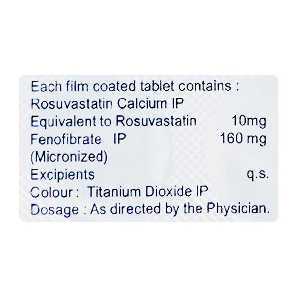 Cardirose F 10 Tablet 10'S - High Cholesterol-Dys