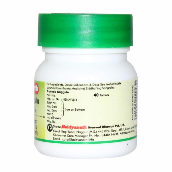 Baidyanath Triphala Guggulu Tablet 40's - Speciality Medicines