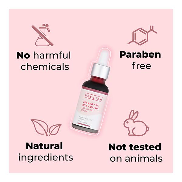 Prolixr AHA, BHA, PHA Exfoliating Serum 30 ml - Face Serum