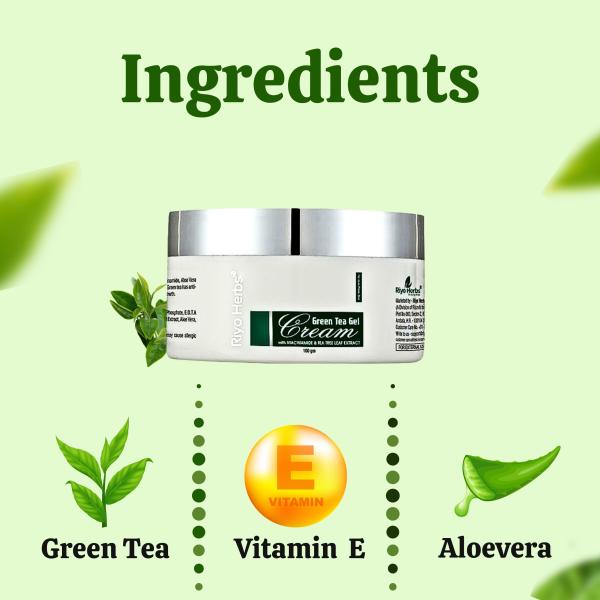 Riyo Herbs Green Tea Gel Cream 100 gm - Face Creams