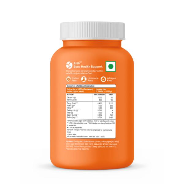 Arth Bone Health Support Veg Tablets 60's - Nutritional Supplements