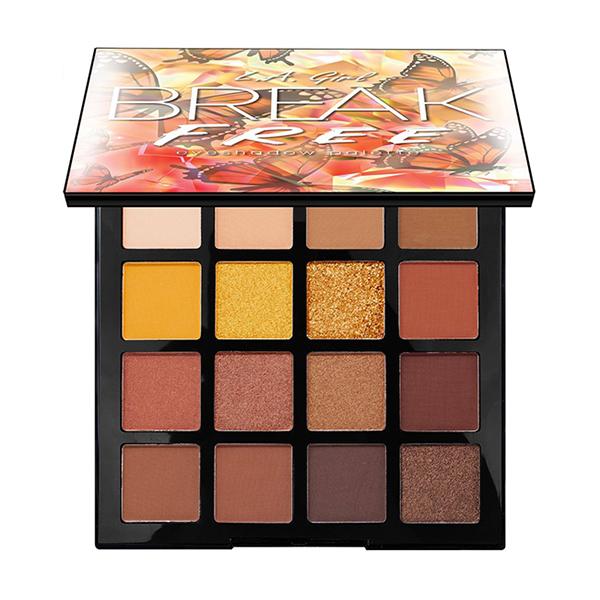 L.A.Girl 16 color break free eyeshadow palette - Be You 35 gm - Eye Shadow Palettes