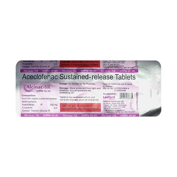 Netmeds | ALCINAC SR Tablet 10's