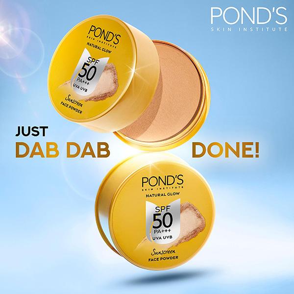 Pond's SPF 50 UV AB PA+++, Sunscreen Face Powder for Sun Protection for Oily Skin 20 gm - Face Sunscreen
