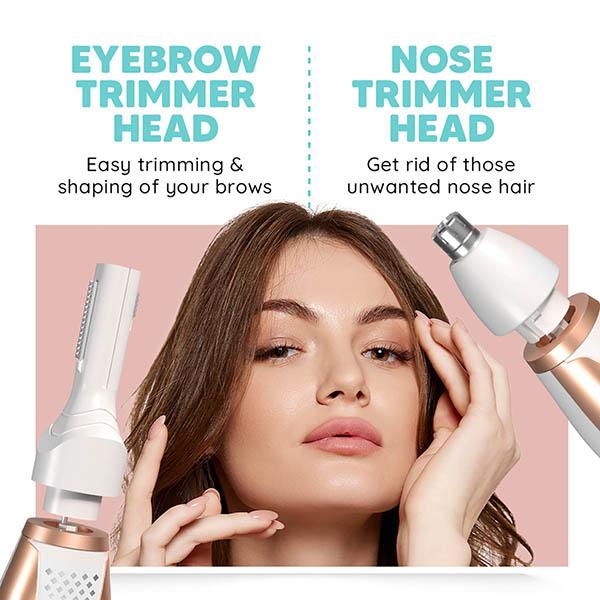 LetsShave Evior Face and Body Trimmer Set for Women with 2 Year Warranty - Womens Trimmer with Foil Shaver 1's - Shaving & Hair Removal