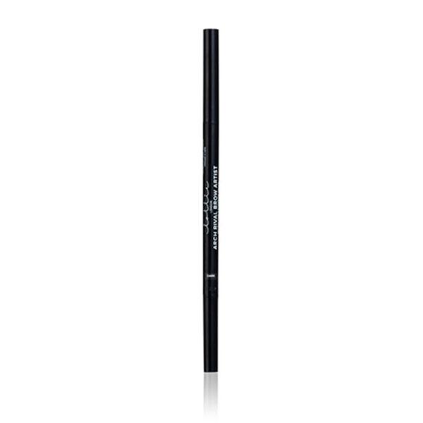 Lottie London ARCH RIVAL - BROW ARTIST- AUTOMATIC PENCIL W/ SPOOLIE Dark 1's - Eyebrow Pencils & Enhancers