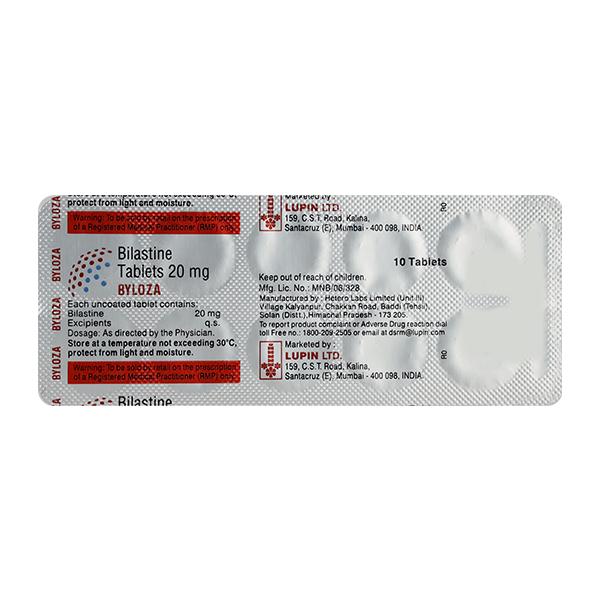 BYLOZA 20mg Tablet 10's - Allergies-Ant