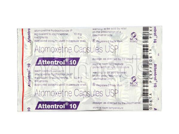 Netmeds | Attentrol 10mg Capsule 10'S