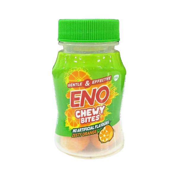 Netmeds | Eno Chewy Bites Tablet - Zesty Orange Flavour 10's