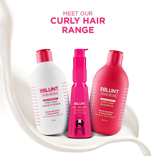 BBlunt Curly Hair Conditioner Shine Tonic with Coconut Water and Jojoba Oil  250gm - Conditioners