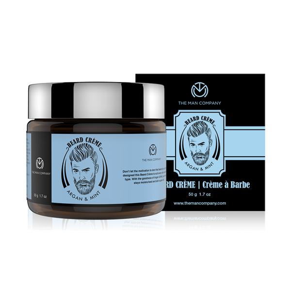 Netmeds | The Man Company Beard Softening Cream - Argan & Mint 50 gm