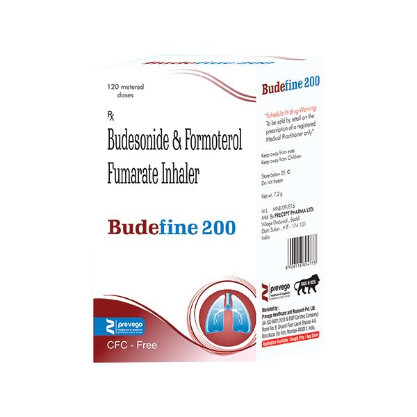 BUDEFINE 200 Inhaler 120md - Asthma/COPD-Ast