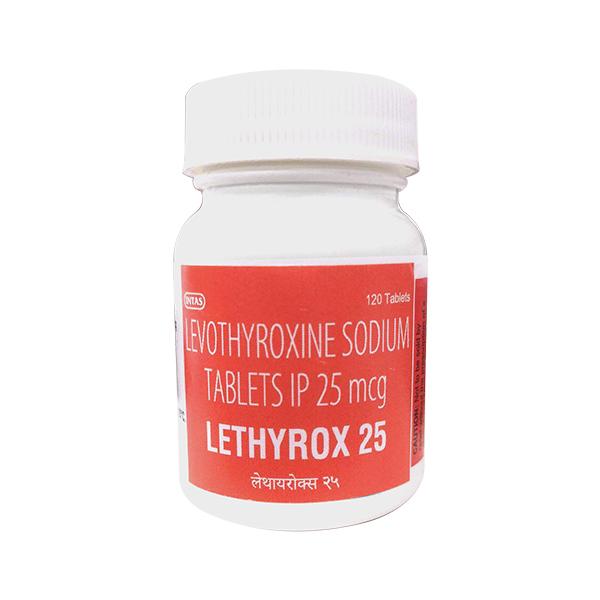 Netmeds | LETHYROX 25 Tablet 120's