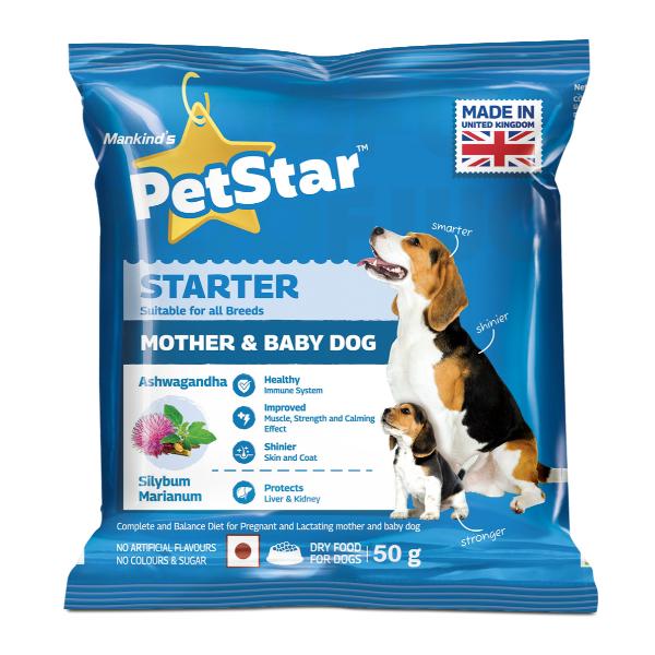 Petstar Starter Food - Mother And Baby Dog (Sample) 50 g - Petfood