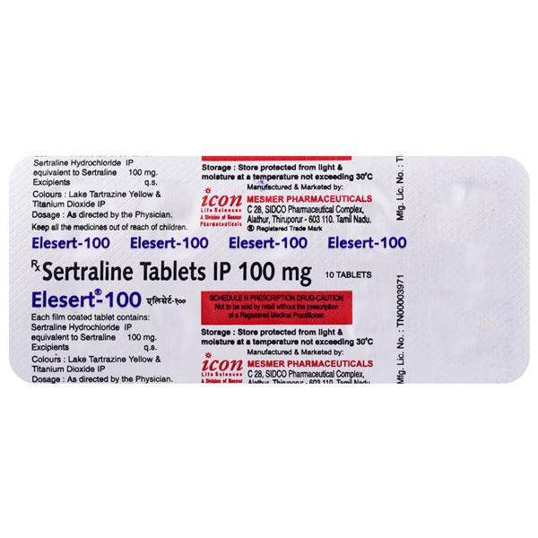 Netmeds | Elesert 100mg Tablet 10'S