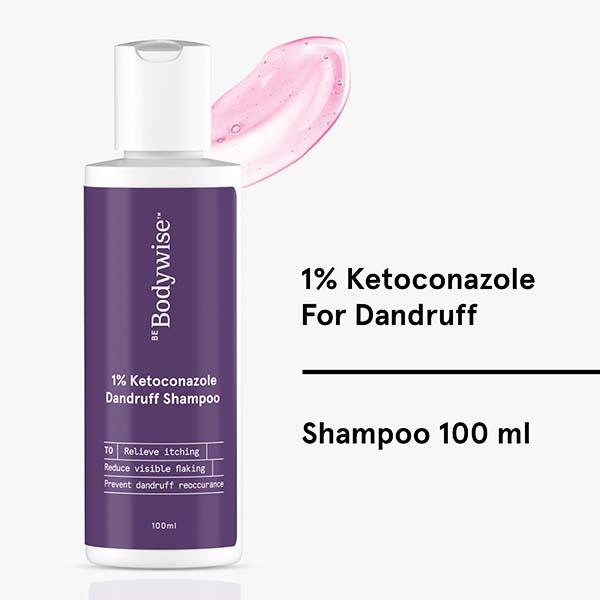 Be Bodywise 1% Ketoconazole Anti Dandruff Shampoo 100 ml - Shampoos