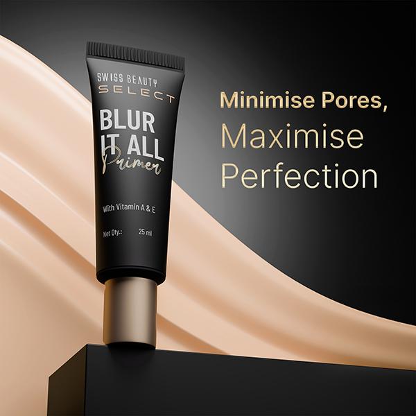 Swiss Beauty Blur It All Primer With Vitamin E And A 25 ml - Primer