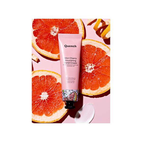 Quench Botanics Mon Cherry Nourishing Hand Cream, Korean Skin Care 30 ml - Hand Creams