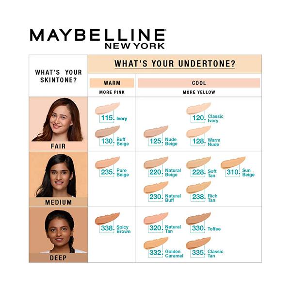 Maybelline New York Fit Me Matte+Poreless 16H Oil Control SPF 22 UVB Protection 310 18ml - Foundation