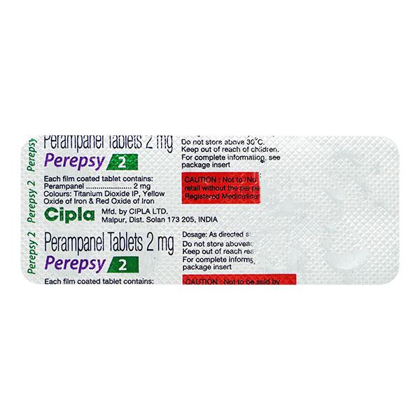 PEREPSY 2 Tablet 7's - Epilepsy/Convulsion-Ant