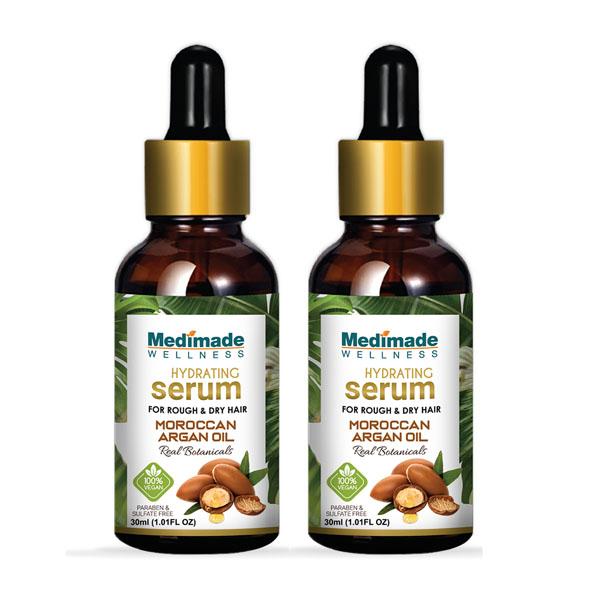 Medimade Hydrating Serum With Moroccan Argan Oil (Pack of 2) 1's - Hair Serums