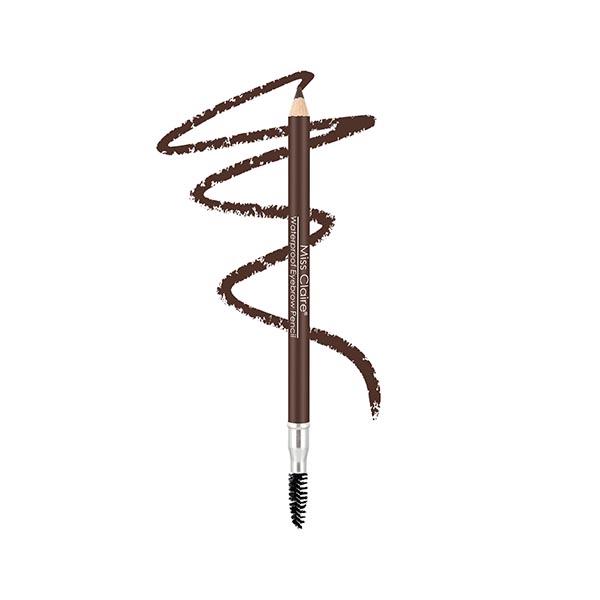 Miss Claire Waterproof Eyebrow Pencil 05 Creamy Chocolate (Mascara Brush) 1.4 Gm - Eyebrow Pencils & Enhancers