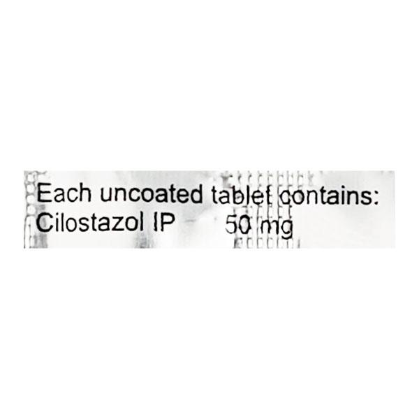 Zilast 50mg Tablet 10'S - Intermittent Claudication-Per
