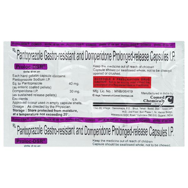 Proloc DSR Capsule 10'S - Ulcer/Reflux/Flatulence-Aaa