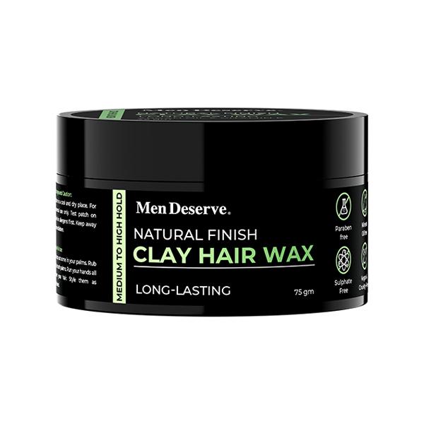 Netmeds | Men Deserve Hair Clay Wax for Natural and Matte Finish Look 75 gm