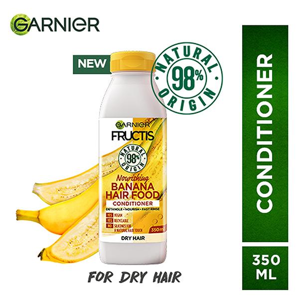 Netmeds | Garnier Fructis Hair Food - Nourishing Banana Conditioner For Dry Hair 350 ml