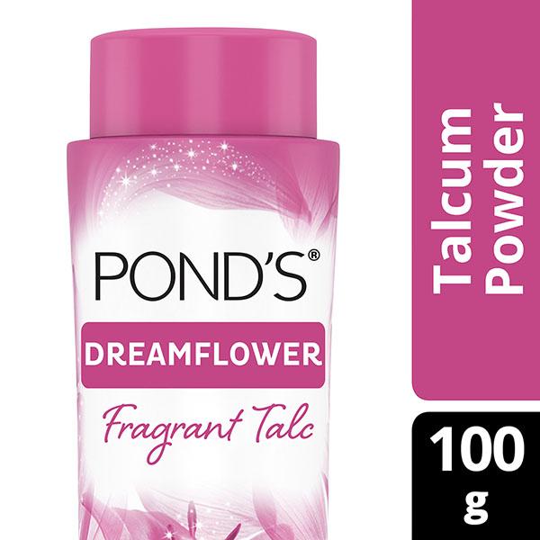 Netmeds | Pond's Dreamflower Fragrant Talcum Powder, Pink Lily 100 gm