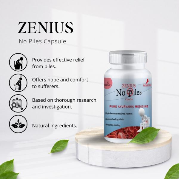 Zenius No Piles Capsule 60's - Vital Health