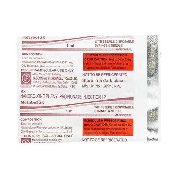Netmeds | METABOL 25mg Injection 1ml