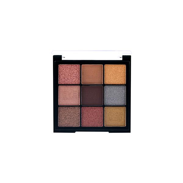 Netmeds | Miss Rose 9 Color Matte & Shimmer Nude Eyeshadow Palette 7001 - 486Z1 04 23.4 gm