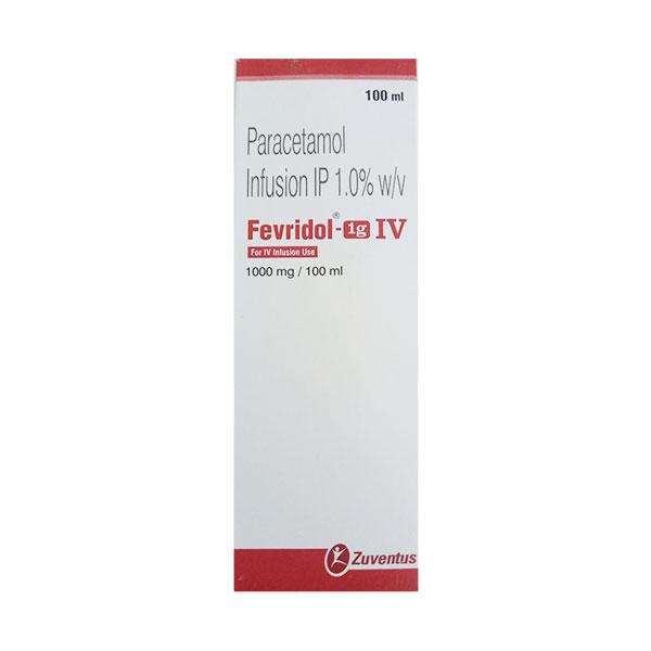 Fevridol 1gm IV Infusion 100ml - Fever-Ana