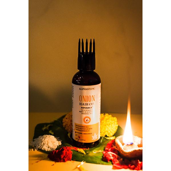 Alphavedic Onion Oil 100 ml - Hair Oils