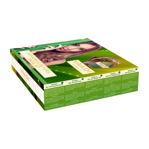 Vaadi Herbals Anti-Acne Aloe Vera Facial Kit with Green Tea Extract 70 gm - Facial Kits
