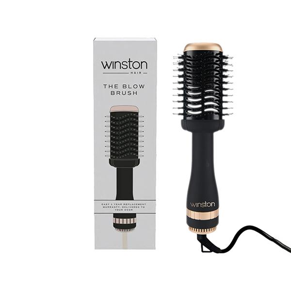 Netmeds | Winston Blow Drying Brush with Adjustable Temperature Setting (1200W, Black) 750 gm