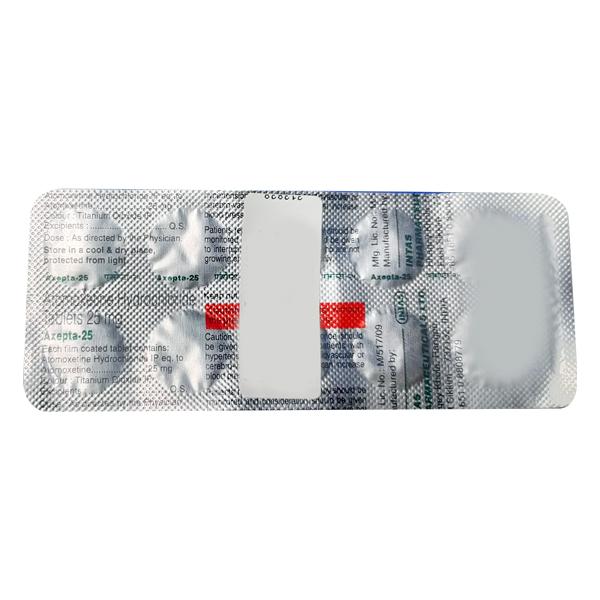 Netmeds | Axepta 25mg Tablet 10'S